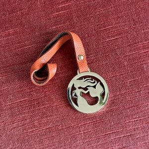 Spartina 449 “Make it Mermazing” Leather and Brass Mermaid Logo Purse Charm